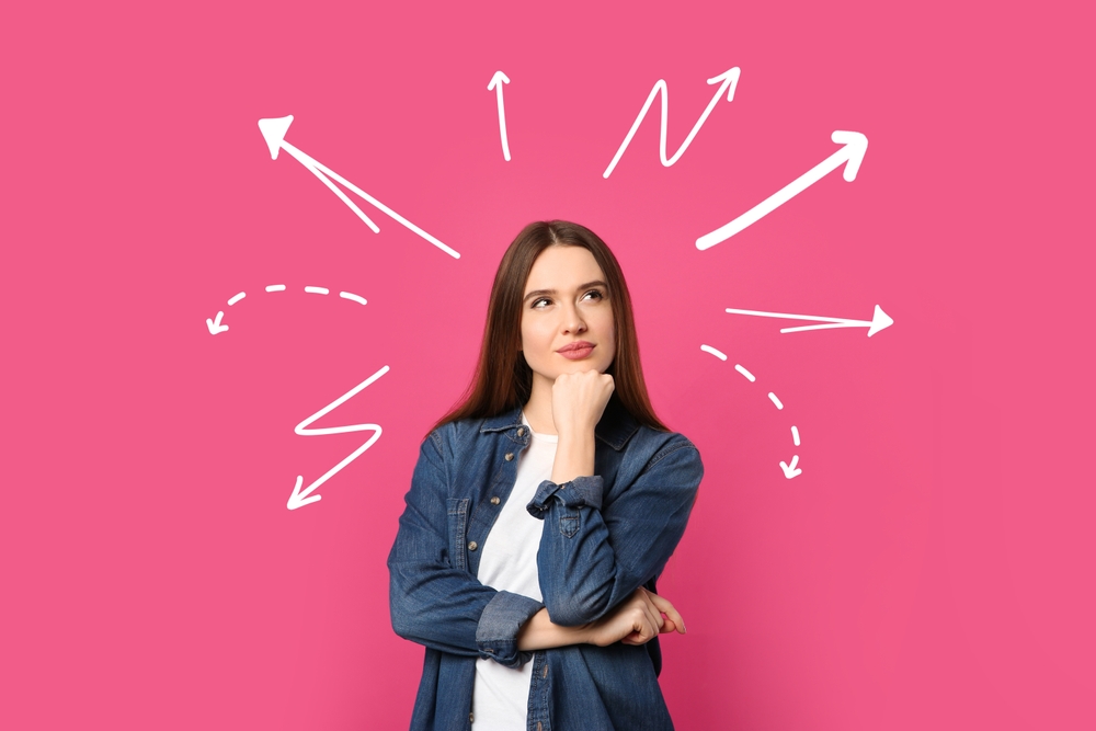 Young Woman Thinking About Purchasing Her First RV